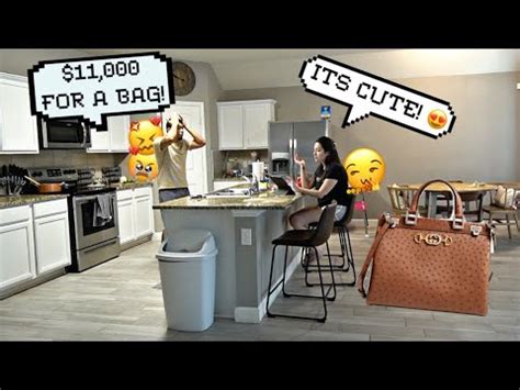 SPENDING ,000 ON A GUCCI BAG PRANK ON HUSBAND!